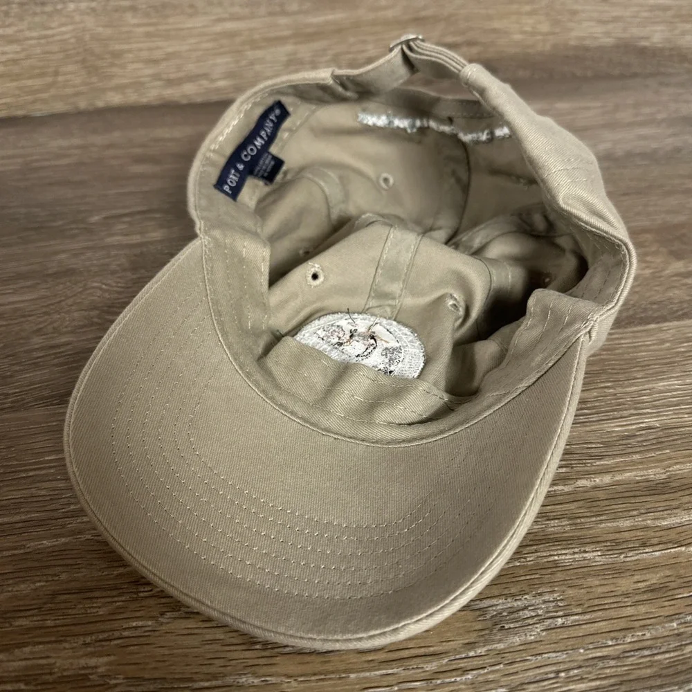 National Mole Hunters Association Hat Port & Company Khaki Adjustable Cap